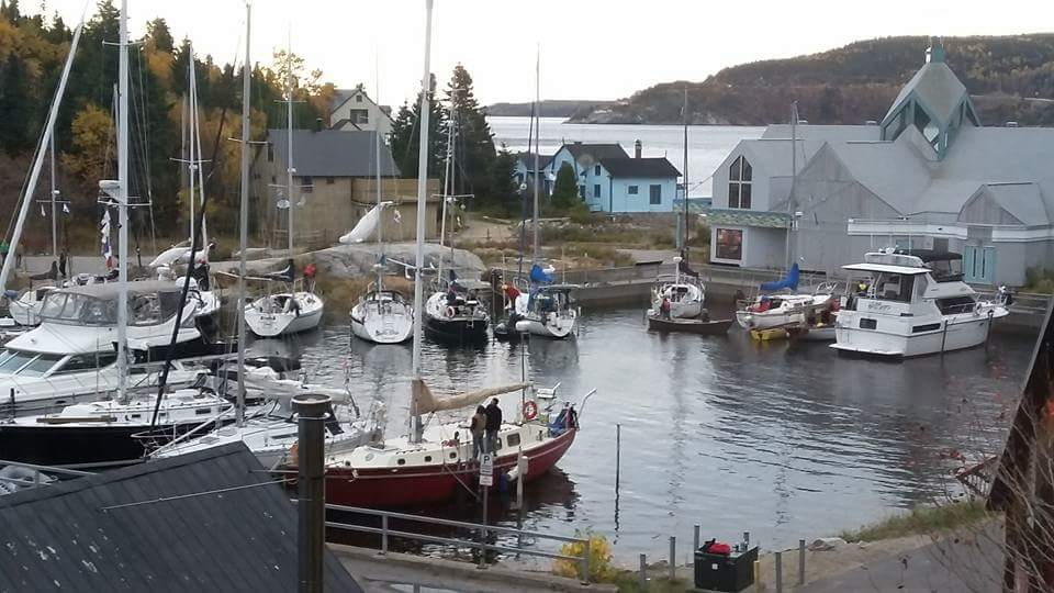 Sortie des Bateaux à la seule Cale-Sèche naturelle du Québec